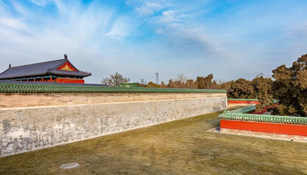 Beijing China Febrero 2019 Hermosa Vista Del Templo Del Cielo — Foto de Stock