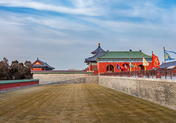 Beijing China Febrero 2019 Hermosa Vista Del Templo Del Cielo —  Fotos de Stock