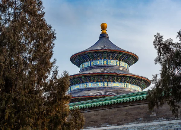 Pekin Çin Şubat 2019 Güneşli Havalarda Cennet Tapınağının Güzel Manzarası — Stok fotoğraf