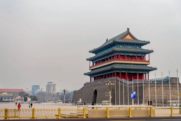 Πεκίνο Κίνα Ιανουαρίου 2019 Θέα Στην Πλατεία Τιενανμέν Στην Κίνα — Φωτογραφία Αρχείου