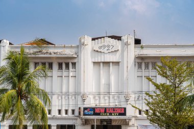 Jakarta, Endonezya - 4 Temmuz 2023: Güneşli havada tarihi merkez, HDR Görüntü