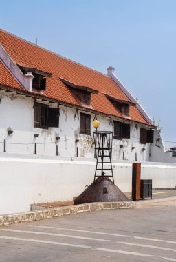 Jakarta, Endonezya - 4 Temmuz 2023: Güneşli havada tarihi merkez, HDR Görüntü