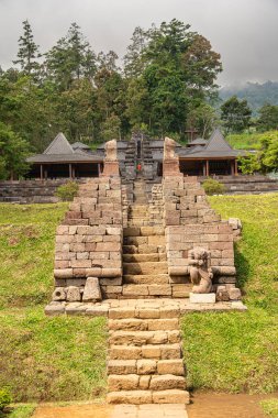 Cetho Tapınağı, Java, Endonezya, HDR Görüntü