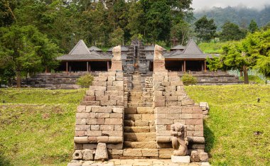 Cetho Tapınağı, Java, Endonezya, HDR Görüntü