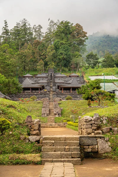 Templo Cetho Java Indonesia Imagen Hdr —  Fotos de Stock