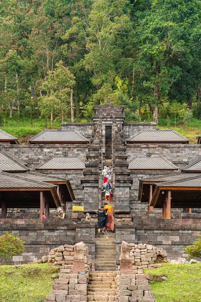 Cetho Temple Java Indonesia Hdr Bilde – stockfoto