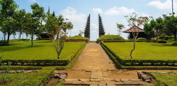 Świątynia Cetho Java Indonezja Obraz Hdr — Zdjęcie stockowe