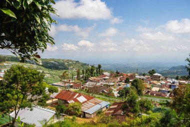 Gunung Lawu Volkanı, Java, Endonezya 'nın yamaçları