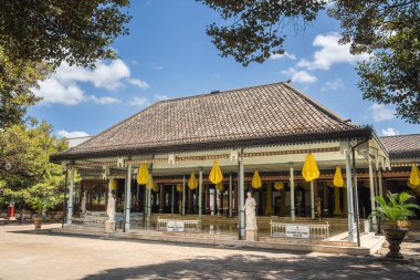 Surakarta, Endonezya - 1 Temmuz 2023: Güneşli havada Kraton, HDR Görüntü