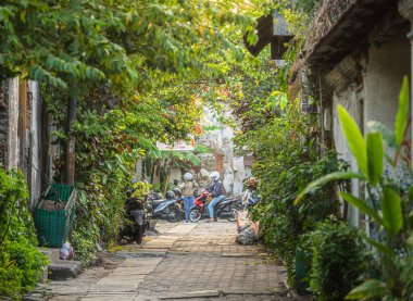 Surakarta, Endonezya - 2 Temmuz 2023: Yaz mevsiminde şehir tarihi simgeleri, HDR Image