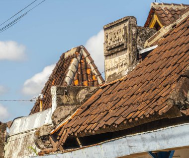 Surakarta, Endonezya - 2 Temmuz 2023: Yaz mevsiminde şehir tarihi simgeleri, HDR Image