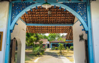 Surakarta, Endonezya - 2 Temmuz 2023: Yaz mevsiminde şehir tarihi simgeleri, HDR Image