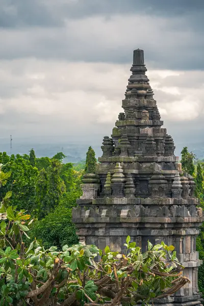 Java Endonezya Daki Antik Prambanan Tapınağı Hdr Görüntü — Stok fotoğraf