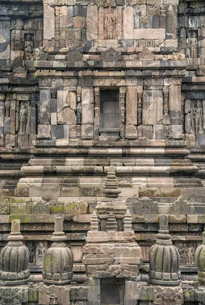 Antiker Prambanan Tempel Java Indonesien Hdr Bild — Stockfoto