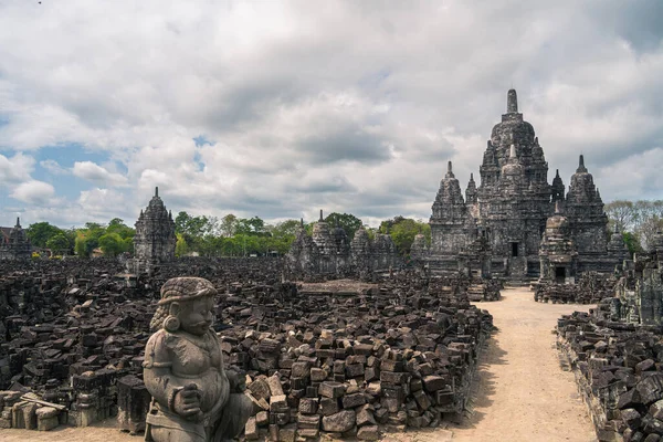 Oude Prambanan Tempel Java Indonesië Hdr Afbeelding — Stockfoto