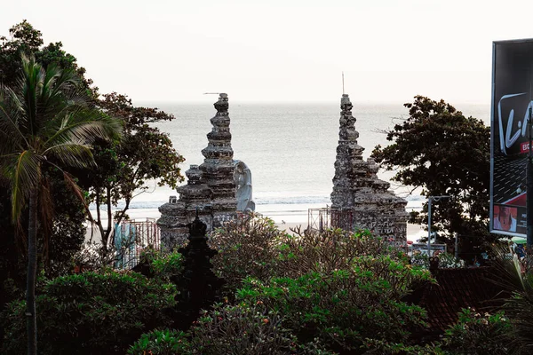 Kuta Endonezya Temmuz 12023 Akşam Karanlığında Bali Sahili Hdr Görüntü — Stok fotoğraf