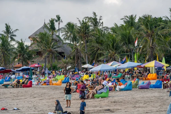 Kuta Indonesia July 2023 Balinese Beach Dusk Hdr Image — Stock Photo, Image