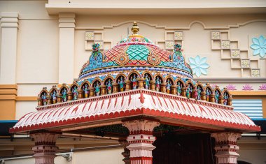 Singapur - 1 Temmuz 2023: Singapur 'da Küçük Hindistan Bölgesi Simgeleri, HDR Image