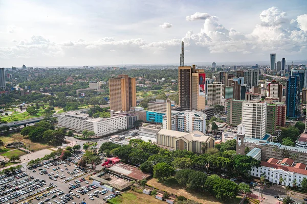 Nairobi Kenya Juillet 2023 Repères Centre Ville Par Temps Ensoleillé — Photo