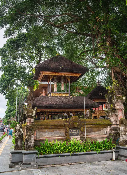 Убуд Индонезия Июля 2023 Года Историческая Балийская Деревня Облачной Погоде — стоковое фото