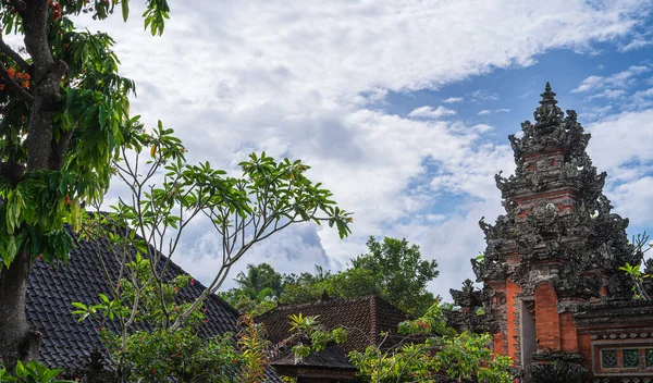 Ubud Indonésie Juillet 2023 Village Balinais Historique Par Temps Nuageux — Photo