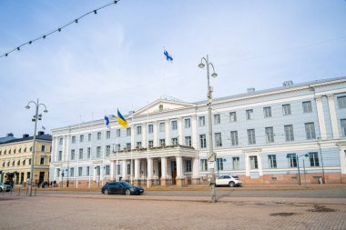 Helsinki, Finlandiya - 18 Mart 2023: Helsinki Limanı, HDR Görüntü