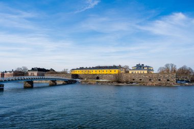Helsinki, Finlandiya - 18 Mart 2023: Helsinki Limanı, HDR Görüntü