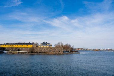 Helsinki, Finlandiya - 18 Mart 2023: Helsinki Limanı, HDR Görüntü