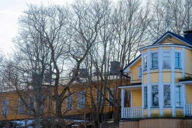 Helsinki, Finlandiya - 18 Mart 2023: Helsinki Limanı, HDR Görüntü