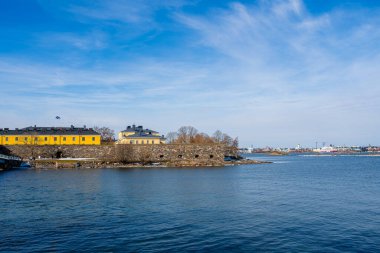 Helsinki, Finlandiya - 18 Mart 2023: Helsinki Limanı, HDR Görüntü