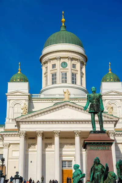 Helsinki Finnland März 2023 Stadtzentrum Winter Hdr Image — Stockfoto