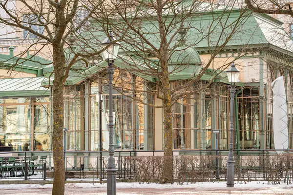 Helsinki Finlandiya Mart 2023 Kışın Kent Merkezi Hdr Image — Stok fotoğraf