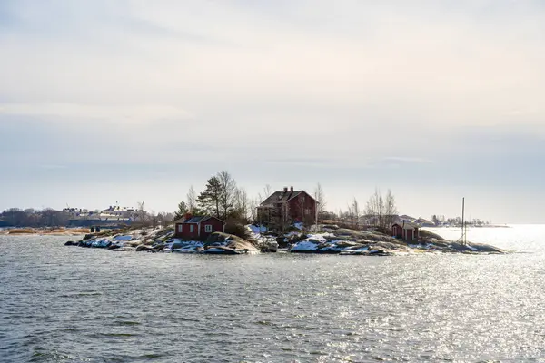 Helsinki Finnland März 2023 Der Hafen Von Helsinki Winter Hdr — Stockfoto