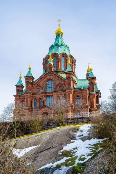 ヘルシンキ フィンランド 3月1 2023 正教会の大聖堂 Hdrイメージ — ストック写真