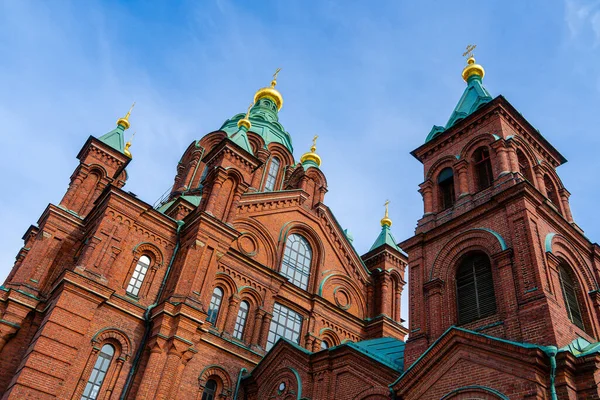 Helsinki Finlandia Marzo 2023 Catedral Ortodoxa Hdr Imagen — Foto de Stock