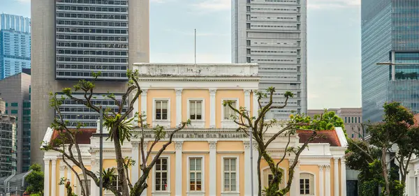 Singapore Juli 2023 Singapore City Center Bij Zonnig Weer Hdr — Stockfoto