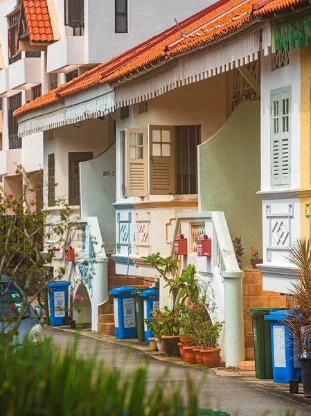 Singapur - Temmuz 12023: Joo Chiat İlçe simgeleri, HDR Görüntü