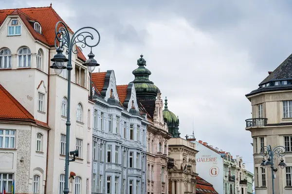 ブルノ チェコ 2023 曇った天気の歴史的な都市の中心 Hdr Image — ストック写真