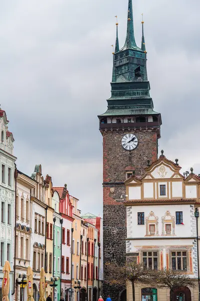 Pardubice Tjeckien Mars 2023 Historisk Centrum Molnigt Väder Hdr Bild — Stockfoto