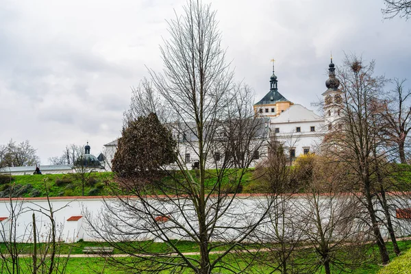 Pardubice Czech Republic March 2023 Historical City Center Cloudy Weather — Stock Photo, Image