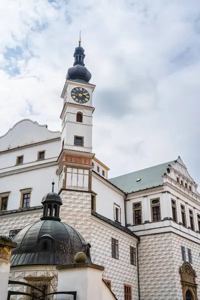 Pardubice Tjeckien Mars 2023 Historisk Centrum Molnigt Väder Hdr Bild — Stockfoto