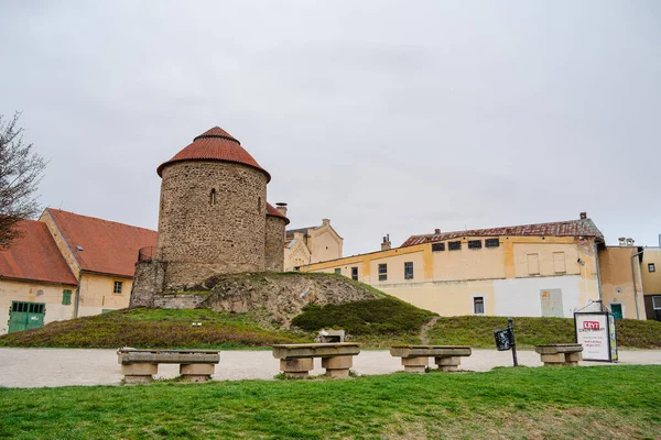 Znojmo República Checa Março 2023 Centro Histórico Cidade Tempo Nublado — Fotografia de Stock