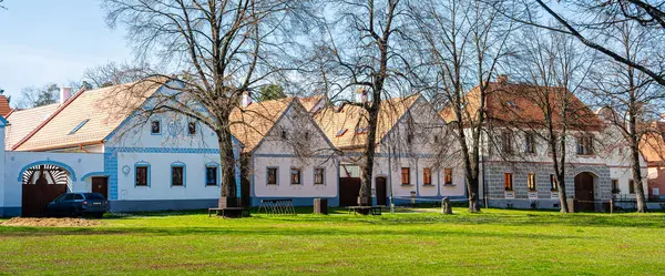 Holasovice Česká Republika Března 2023 Historická Vesnice Slunečného Počasí Hdr — Stock fotografie