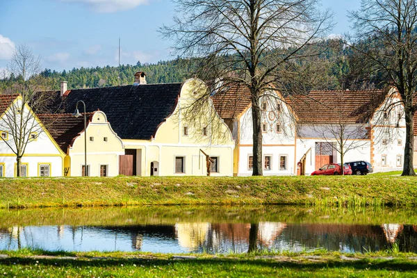 Holasovice République Tchèque Mars 2023 Village Historique Par Temps Ensoleillé — Photo