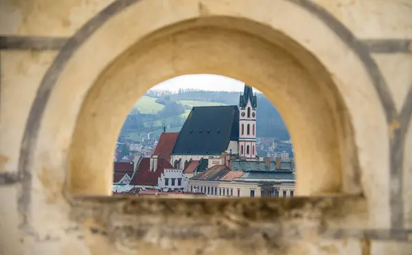 Cesky Krumlov Tschechien März 2023 Historisches Stadtzentrum Bei Sonnigem Wetter — Stockfoto