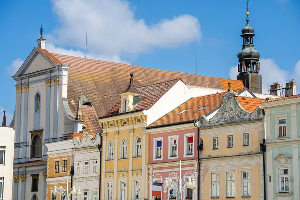 Ceske Budejovice Czech Republic March 2023 Historical City Centre Sunny — 图库照片