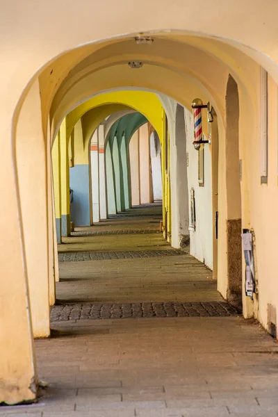 stock image Ceske Budejovice, Czech Republic - March 1 2023 : Historical city center in sunny weather, HDR Image