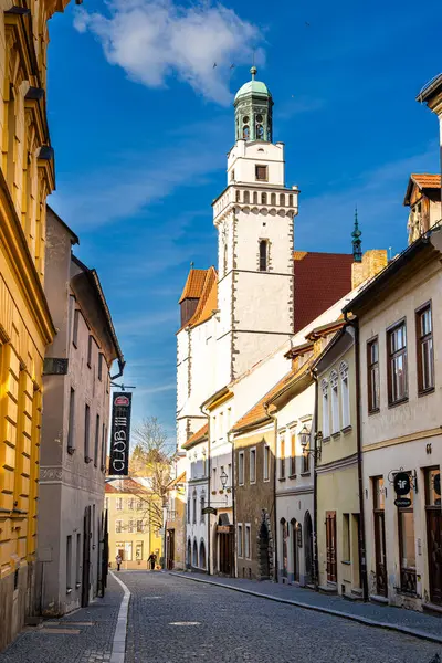 Prachatice República Checa Marzo 2023 Pueblo Histórico Con Clima Soleado —  Fotos de Stock