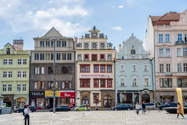 Plzen República Checa Março 2023 Marcos Históricos Cidade Primavera Hdr — Fotografia de Stock