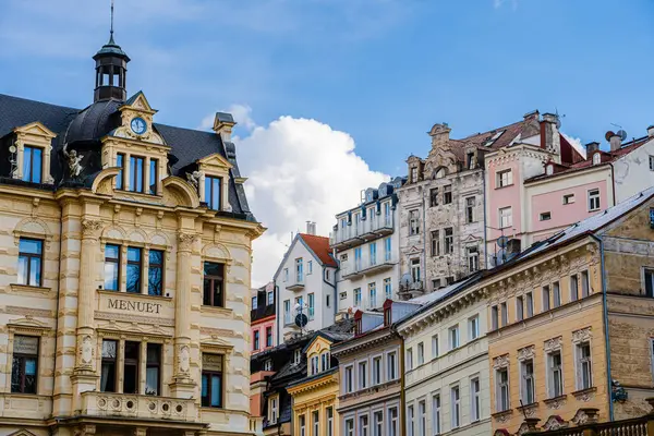 Karlovy Vary Czech Republic March 2023 Historical City Center Springtime — Stock Photo, Image